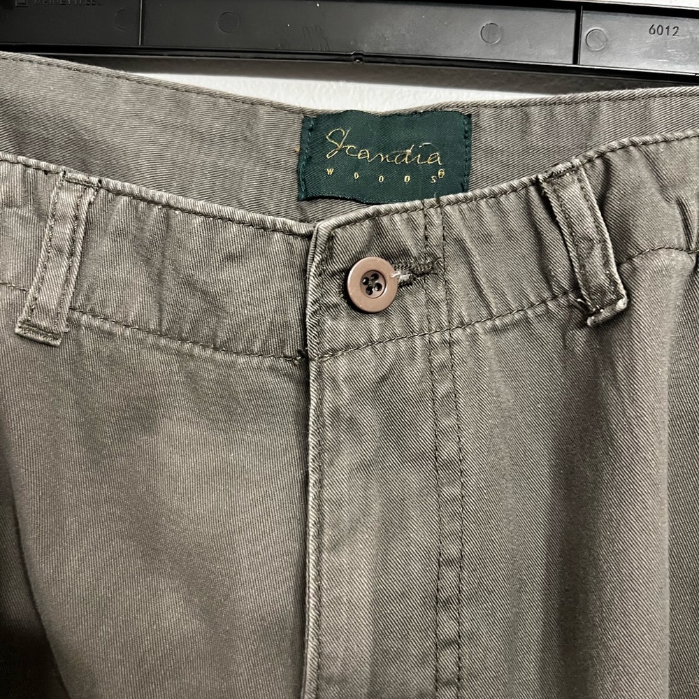 Men’s Cargo Pants Size 44M Khaki Green Scandia Woods - Picture 3 of 6